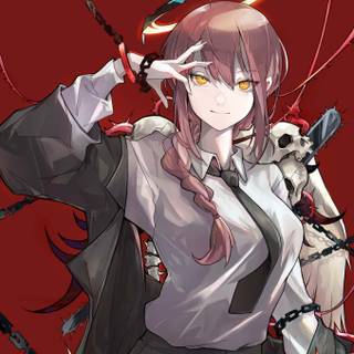 Makima phone wallpaper