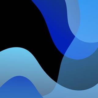 Blue iPhone 13 wallpaper