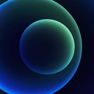 Blue iPhone 13 wallpaper