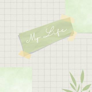 Sage green phone wallpaper