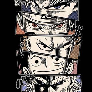 Black and white anime iPhone wallpaper