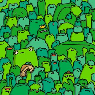 Frog phone wallpaper