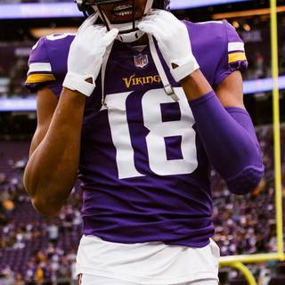 Justin Jefferson iPhone wallpaper