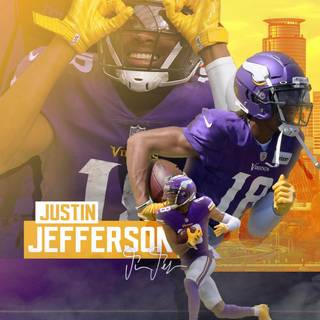 Justin Jefferson iPhone wallpaper