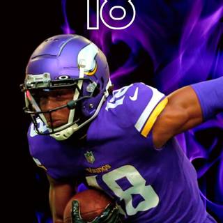 Justin Jefferson iPhone wallpaper