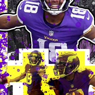 Justin Jefferson iPhone wallpaper