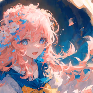 Colorful girls AI wallpaper