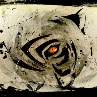 Abstract tiger wallpaper