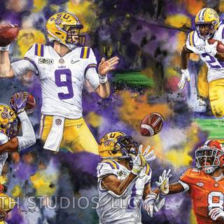 Ja'marr Chase LSU wallpaper