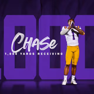 Ja'marr Chase LSU wallpaper