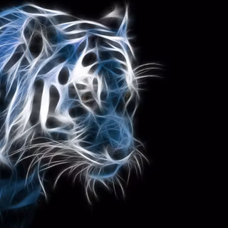 Abstract tiger wallpaper