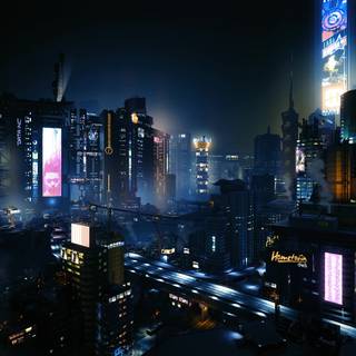 Cyberpunk 2077 night city wallpaper