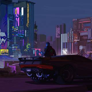 Cyberpunk 2077 night city wallpaper