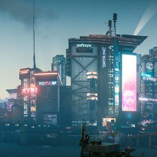 Cyberpunk 2077 night city wallpaper