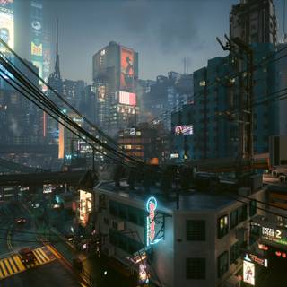 Cyberpunk 2077 night city wallpaper