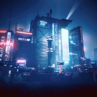 Cyberpunk 2077 night city wallpaper