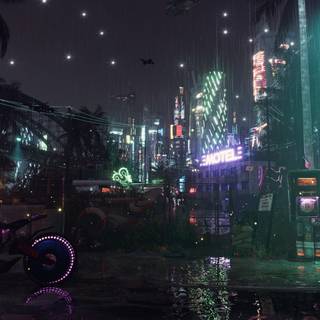 Cyberpunk 2077 night city wallpaper