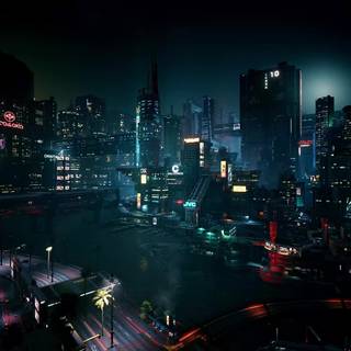 Cyberpunk 2077 night city wallpaper