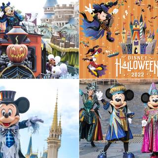 Disney World collage wallpaper