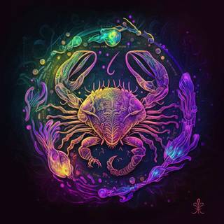 Zodiac sign Cancer wallpaper