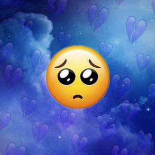 Depressed Emoji wallpaper