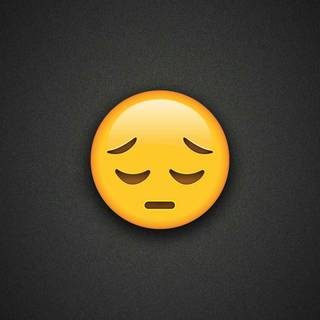Depressed Emoji wallpaper