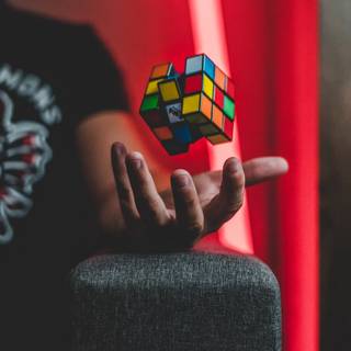 Speed cube wallpaper