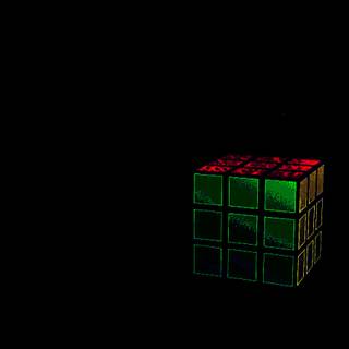 Speed cube wallpaper