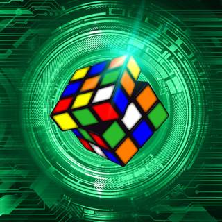 Speed cube wallpaper