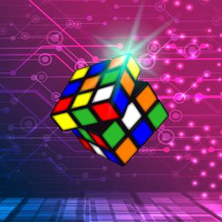 Speed cube wallpaper