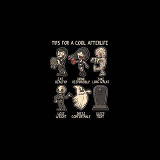 Minimalistic Halloween PC wallpaper