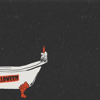 Minimalistic Halloween PC wallpaper