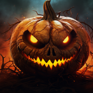 Minimalistic Halloween PC wallpaper