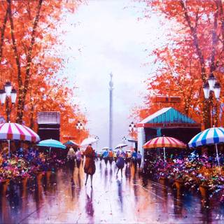 Autumn Barcelona wallpaper