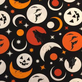 iPhone Halloween retro wallpaper