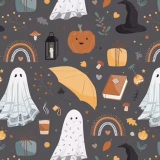 iPhone Halloween retro wallpaper