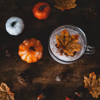 Cozy autumn vertical wallpaper