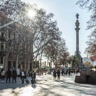 Autumn Barcelona wallpaper