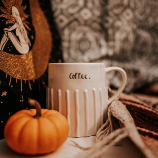 Cozy autumn vertical wallpaper