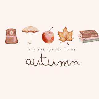 Minimal fall wallpaper