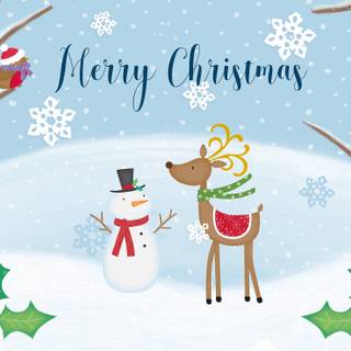 Winter card wallpaper