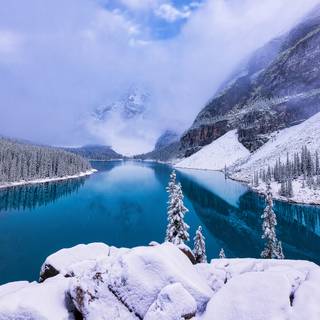 4k Canada winter wallpaper