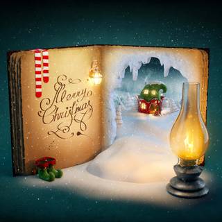 Winter card wallpaper