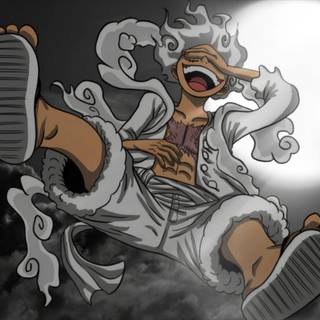 Luffy moon wallpaper