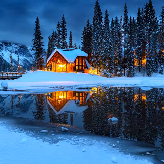 4k Canada winter wallpaper