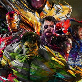 4k Marvel phone wallpaper