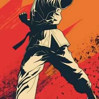 Karate iPhone wallpaper