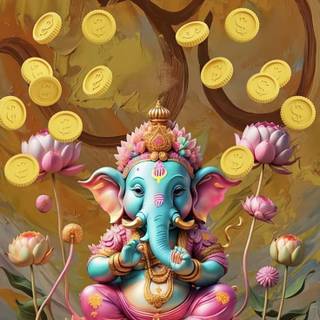 Ganesha iPhone wallpaper