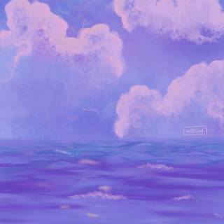 Aesthetic purple phone wallpaper