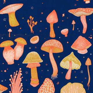 Mushroom phone wallpaper